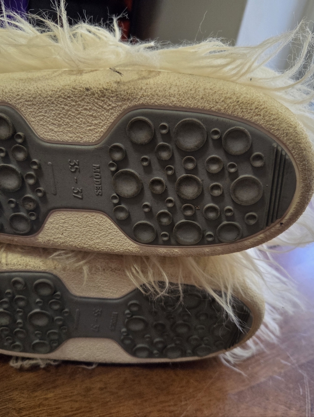 Vintage Italian Real Goat Fur Yeti Boots | Made in Italy Apres-Ski | US Women’ - Picture 4 of 7